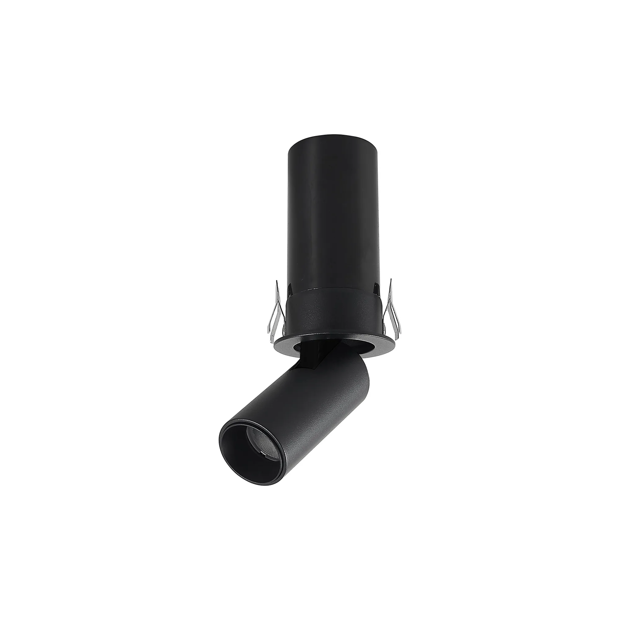 M9140  Garda Mini Retractable Recessed Swivel Spotlight, 5W, 3000K, 380lm, Black, Cut Out: 35mm, Driver Included, 3yrs Warranty